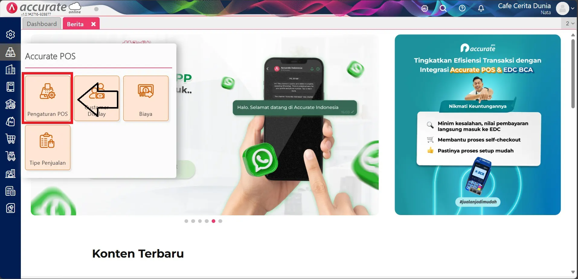 1 Mengatur Akun dan Pembayaran